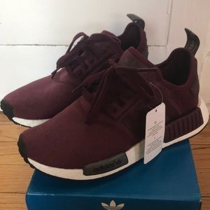 Adidas NMD R1 Burgundy-Womens (RARE)